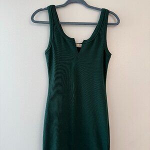 Jersey knit tank style dress in Teal - size Small